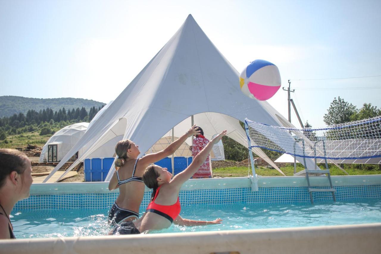 Глемпінг Едельвейс Otel Oryavchyk Dış mekan fotoğraf