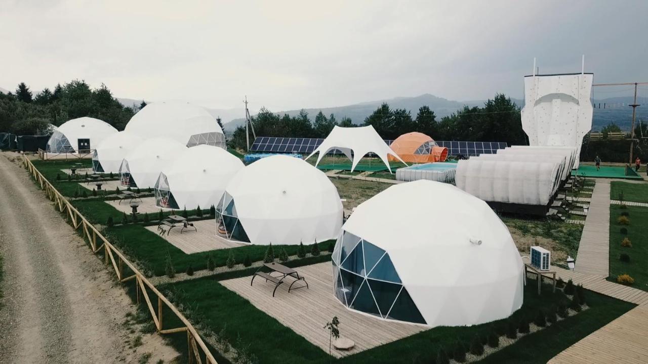 Глемпінг Едельвейс Otel Oryavchyk Dış mekan fotoğraf