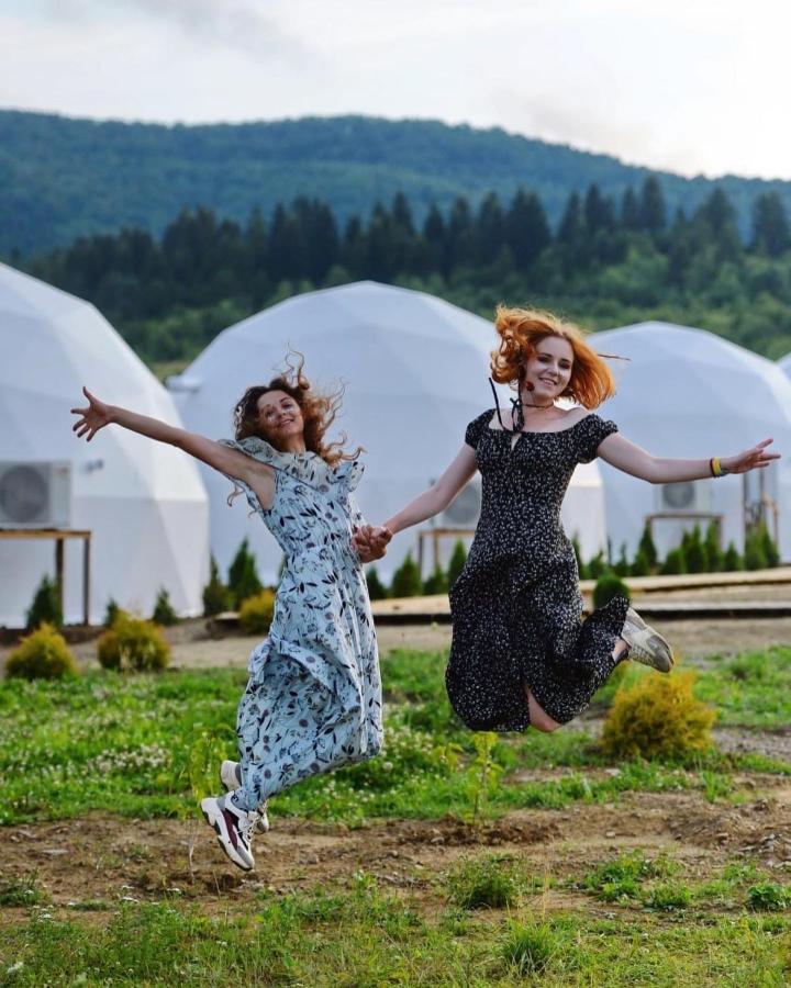 Глемпінг Едельвейс Otel Oryavchyk Dış mekan fotoğraf